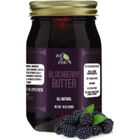 Green Jay Gourmet Blackberry Butter - All-Natural, Gluten-Free Fruit Spread - Blackberry Spread With Fresh Blackberries - Gourmet Fruit Butter - No Corn Syrup, Preservatives Or Trans-Fats - 19 Ounces