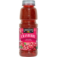 Langers Juice Cocktail, Cranberry, 15.2 Fluid Ounce (Pack Of 12)