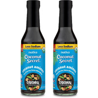 Coconut Secret Coconut Aminos - 8 Fl Oz (Pack Of 2) - Low Sodium Soy Sauce Alternative, Low-Glycemic - Organic, Vegan, Non-Gmo, Gluten-Free, Kosher - Keto, Paleo - 96 Total Servings