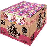 Nissin Cup Noodles With Shrimp, 2.25 Oz., 24/Box (03802)