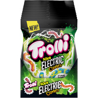 Trolli Electric Crawlers, Sour Gummy Candy, 4.25 Ounce Bags (Pack Of 12)