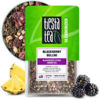 Tiesta Tea - Blackberry Bellini | Blackberry Citrus Green Tea | Premium Loose Leaf Tea Blend | Medium Caffeinated Green Tea | Make Hot Or Iced Tea & Brews Up To 25 Cups - 2.5 Ounce Resealable Pouch