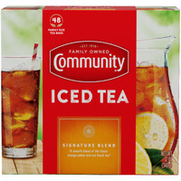 Community Coffee Signature Iced Tea, 576 Family Size Tea Bags, 48 Count Box (Pack Of 12)