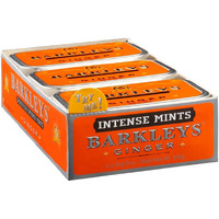 Barkleys Ginger Breath Mints - Strong Ginger Flavor Cool Mint Candy For Party, After Dinner, Wedding, Every Day Use - Vegan Breath Mints In Reusable Classic Travel Tins - 50-Count, 6-Pack