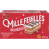 Vachon Mille Feuilles 1 Box Of 6 Flaky Pastries Snack Cakes 10 Ounces Made In Quebec