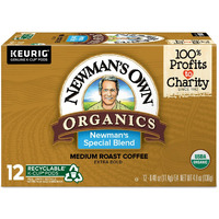 Newman's Own Organics Special Blend Keurig Single-Serve K-Cup Pods, Medium Roast Coffee, 12 Count