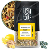 Tiesta Tea - Meyer Lemon Zest | Zesty Lemon Herbal Tea | Premium Loose Leaf Tea Blend | Caffeine Free Herbal Tea | Make Hot Or Iced & Up To 200 Cups - 16 Oz Resealable Bulk Pouch