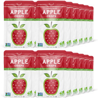 Natures Turn Freeze-Dried Fruit Snacks, Apple Crisps, Pack Of 24 (0.35 Oz Each)