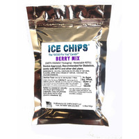 Ice Chips Xylitol Candy In Large 5.28 Oz Resealable Pouch; Low Carb & Gluten Free (Berry)