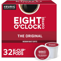 Eight O'Clock Coffee The Original, Keurig Single Serve K-Cup Pods, Medium Roast, 32 Count