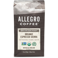 Allegro Coffee Organic Espresso Sierra Whole Bean Coffee, 12 Oz