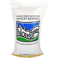 Hard Red Winter Wheat Berries | 25 Lbs | Desiccant Free | Sproutable | Non-Gmo Project Verified | Kosher