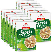 Familia Swiss Muesli Cereal, 0G Added Sugar, Energy-Packed Cereal With Raisins, Hazelnuts And Almonds, 12 Ounce Box (Pack Of 12)