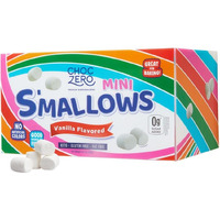 Choczero Healthy Mini Marshmallows - Sugar Free Marshmallow Snack - Keto Friendly, Low Carb Baking - 10.5 Ounce Box