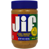 Jif Extra Crunchy Peanut Butter, 16 Ounces