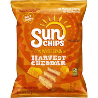 Sunchips Multigrain Snacks, Harvest Cheddar, 1.5 Ounce (Pack Of 64)