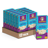 Annie's Organic Macaroni And Cheese Shells, White Cheddar, 6 Oz. (Pack Of 12)