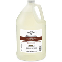 Watkins Clear Vanilla Flavor, 1 Gallon Bottle, 1 Count