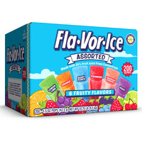 Flavor Ice Assorted Freezer Pops , 200 Ct