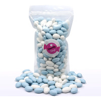 Smarty Stop Jordan Almonds (Light Blue &White - Pastel Colors, 2 Pound (Pack Of 1))