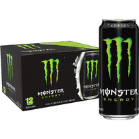Monster Energy Drink, Green, Original, 16 Ounce (Pack Of 12)