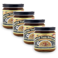 Better Than Bouillon Vegetarian No Chicken Base, Made With Seasoned Vegetables, Certified Vegan, Makes 9.5 Quarts Of Broth, 38 Servings, 8 Oz Jar (Pack Of 4)