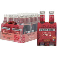 Fever Tree Distillers Cola - Premium Quality Mixer - Refreshing Beverage For Cocktails & Mocktails. Naturally Sourced Ingredients, No Artificial Sweeteners Or Colors - 200 Ml Bottles - Pack Of 24