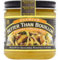 Better Than Bouillon Premium Roasted Chicken Base, Made With Seasoned Roasted Chicken, 38 Servings, Blendable Base For Added Flavor, 8-Ounce Jar (Pack Of 6)