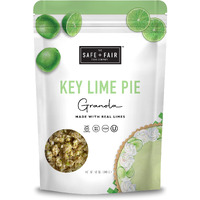 Safe + Fair Key Lime Pie Granola - Gluten-Free, Dairy Free And Vegan Breakfast, Snack Or Dessert - Free From Top 9 Allergens, Trans Fat And Artificial Ingredients - Non Gmo, 12Oz