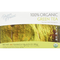 Prince Of Peace Organic Green Tea, 100 Tea Bags - 100% Organic Green Tea - Unsweetened Green Tea - Lower Caffeine Alternative To Coffee - Herbal Health Benefits