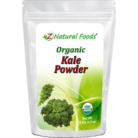 Z Natural Organic Kale Powder, Vegan Superfood Supplement For Drinks, Juice, Shakes, Smoothies Recipes, All Natural, Raw, Vegan, Non Gmo, Gluten Free, Kosher, 5 Lbs