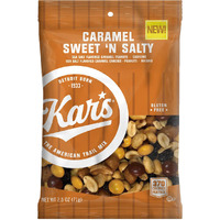Kar's Nuts Caramel Sweet 'N Salty Trail Mix 2.4Oz Bag (Pack Of 42)