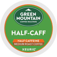 Green Mountain Coffee Roasters Half Caff, Single-Serve Keurig K-Cup Pods, Medium Roast Coffee