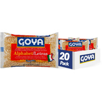 Goya Foods Alphabet (Letras) Pasta, 7 Ounce (Pack Of 20)