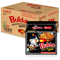 Samyang Buldak (Korean) Hot Spicy Chicken Stir Fried Ramen (Noodles) 4.94 Oz (Pack Of 40)