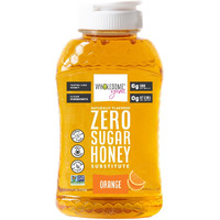 Wholesome Yum Orange Zero Sugar Honey Substitute (Keto Honey) - Natural Sugar Free Honey Alternative With Monk Fruit & Allulose - 0 Net Carbs, Non-Gmo, Gluten Free, No Aftertaste (11 Oz)