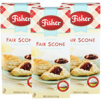 Fisher Orginial Fair Scone & Shortcake Mix, 18 Oz (Pack Of 3)