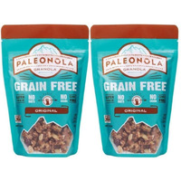 Paleonola Grain Free Granola Non-Gmo, Grain, Soy, Gluten, Dairy Free Low Carb Protein Snack For A Healthy Breakfast, Original, 2 Pack