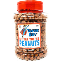Toffee Boy's Butter Toffee Peanuts - 45 Oz Jar - Family Recipe, Fresh And Hand Cooked, Gluten Free, Real Ingredients, No Preservatives, The Perfect Holiday Gift