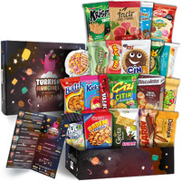 Maxi International Food Hamper | Premium Exotic Foreign Foods | Unique Hampers & Gourmet Gift For Men And Women | American Alike Retro Turkish Foods | 20 Full-Size + 1 Bonus Snacks