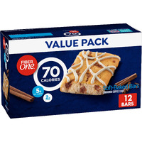 Fiber One Brownies, 70 Calories, 5 Net Carbs, Snacks, Cinnamon Coffee Cake, 12Ct