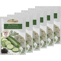 Mrs. Wages Dill Pickles Quick Process Mix, 6.5 Oz Pouch (Value Pack Of 6)