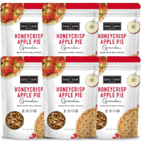 Safe + Fair Honeycrisp Apple Pie Granola - Gluten-Free, Dairy Free And Vegan Breakfast, Snack Or Dessert - Free From Top 9 Allergens, Trans Fat And Artificial Ingredients - Non Gmo, 12Oz, 6 Pack