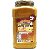 Rani Curry Powder Hot (11-Spice Authentic Indian Blend) 80Oz (5Lbs) 2.27Kg Bulk Pet Jar ~ All Natural | Salt-Free | Vegan | No Colors | Gluten Friendly | Non-Gmo | Indian Origin