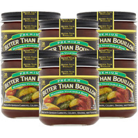 Better Than Bouillon Premium Seasoned Vegetable Base, Blendable Base For Added Flavor, 38 Servings Per Jar 8 Ounce (Pack Of 6)