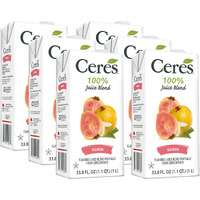Ceres 100% Pure Fruit Juice Blend - Delicious Guava - Rich In Vitamin C, No Preservatives, Cholesterol Free, Gluten Free 33.8 Fl Oz (Pack Of 6)