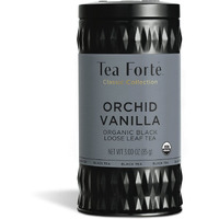 Tea Forte Organic Black Tea Orchid Vanilla, 3.53 Ounce Loose Leaf Tea Canister