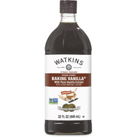 Watkins All Natural Original Gourmet Baking Vanilla, 32 Fl. Oz. Economy Sized Bottle, 1 Count (21901)