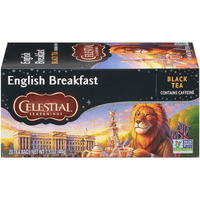 Celestial Seasonings Black Tea, English Breakfast, 20 Count (Pack Of 6) (Packaging May Vary)