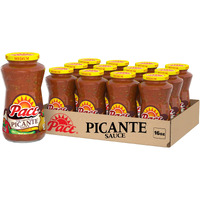 Pace Medium Picante Sauce, 16 Oz Jar (12 Pack)